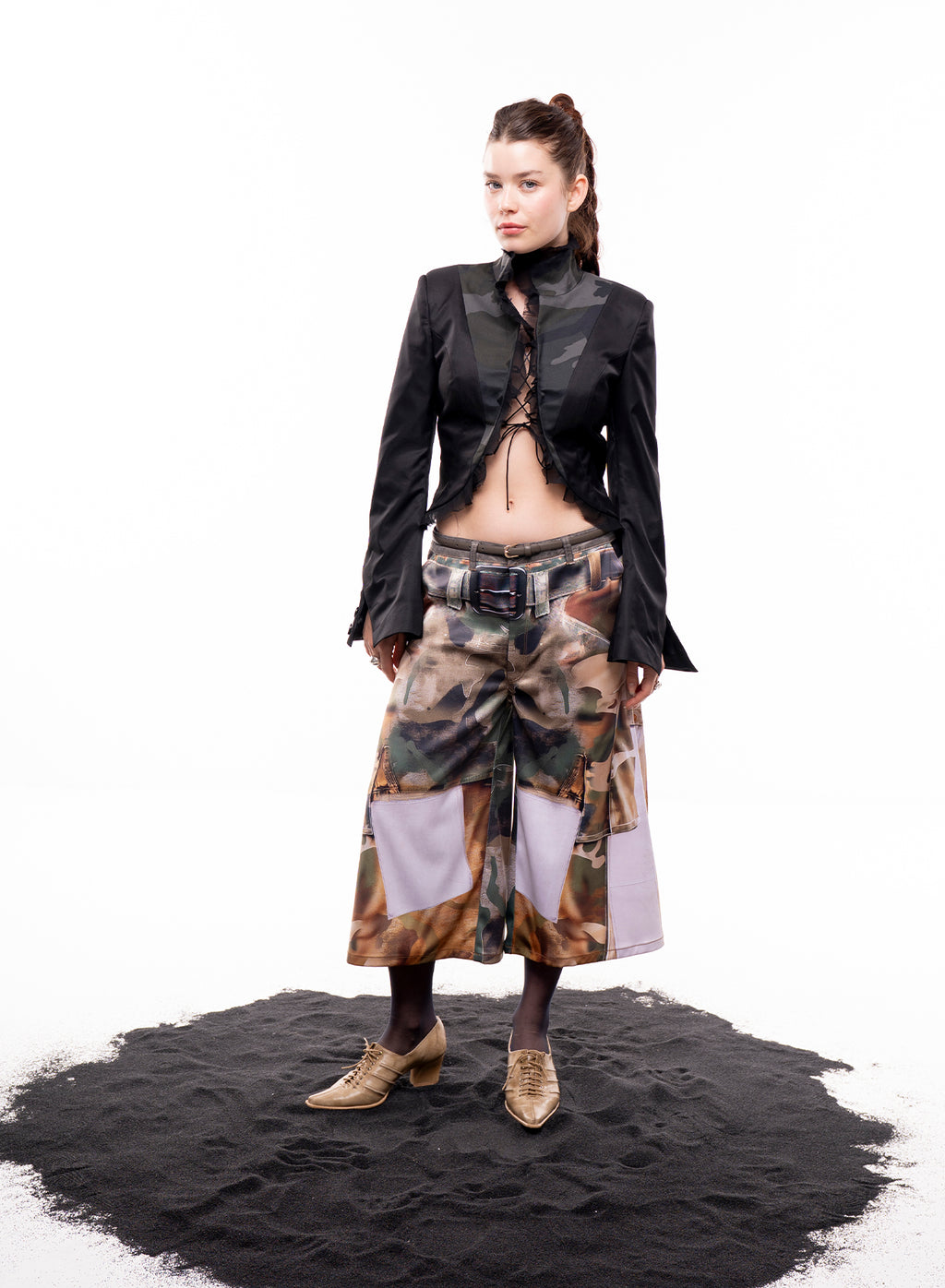 Cropped Army Blazer